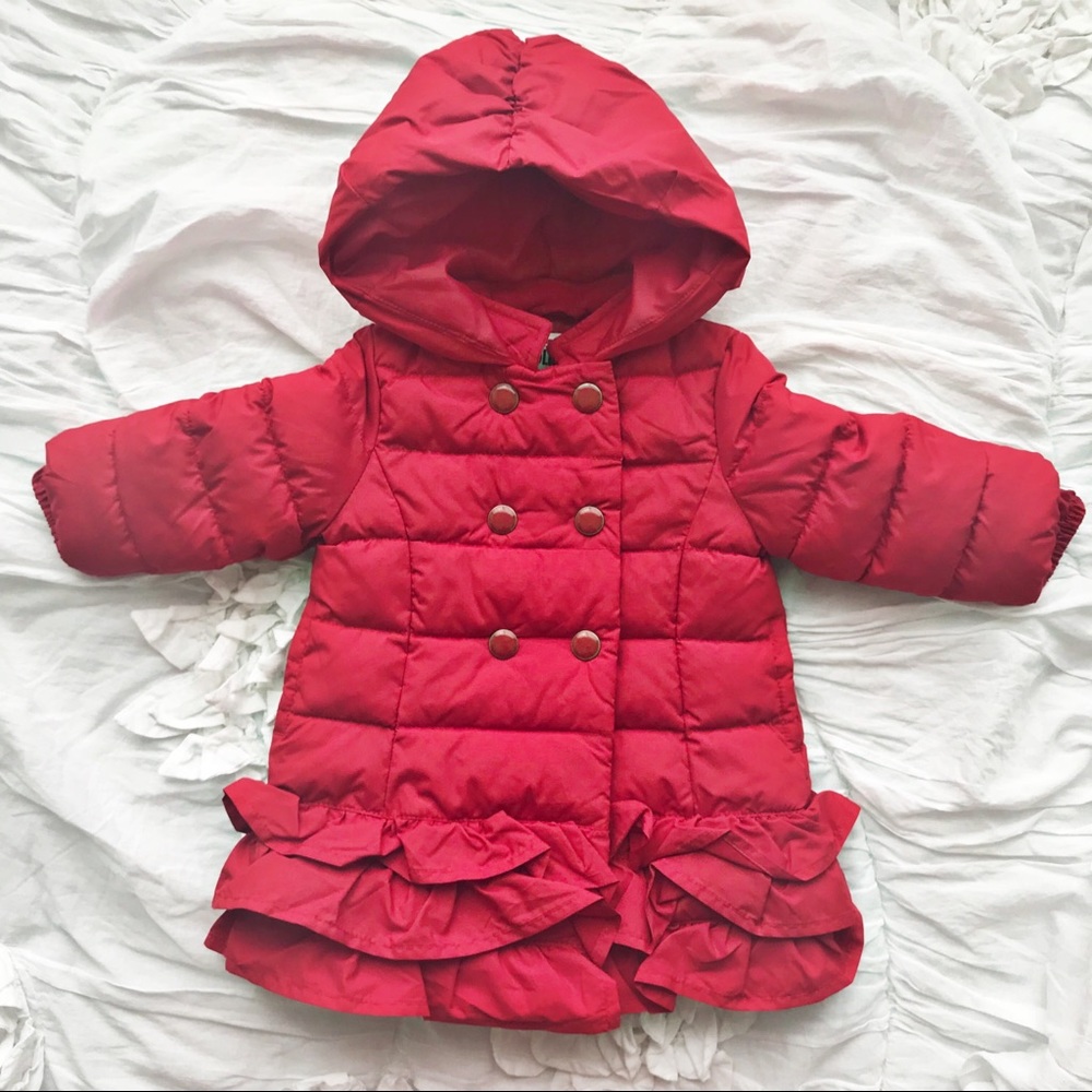 Olivia For Gymboree Red Puffer Coat